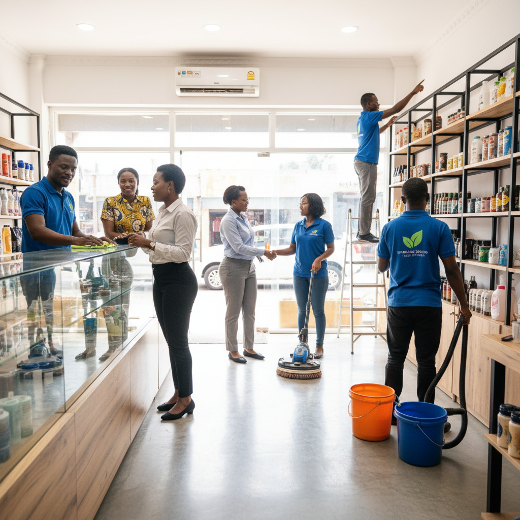 Gelle Cleaning team providing professional cleaning services